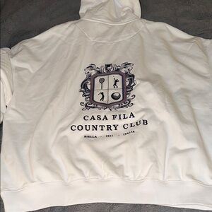 Fila CREST COUNTRY CLUB HOODIE White